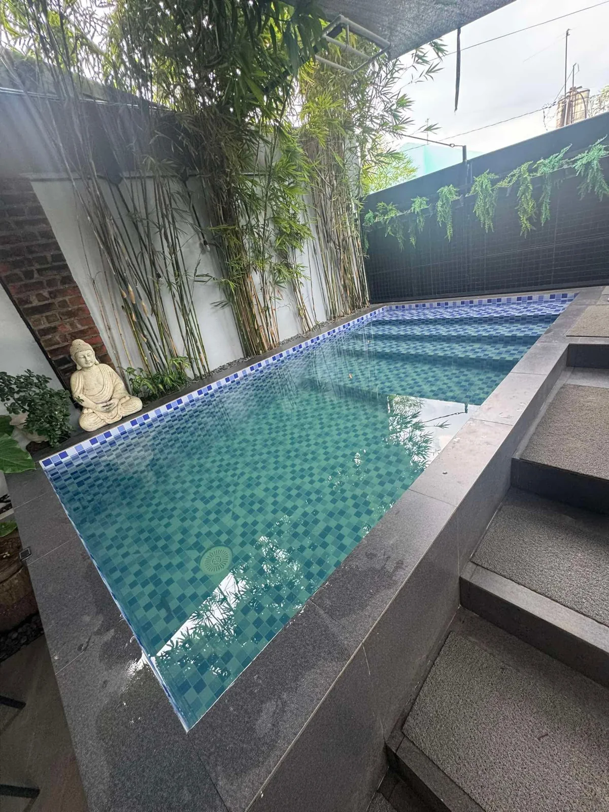 Poolside Bamboo Retreat